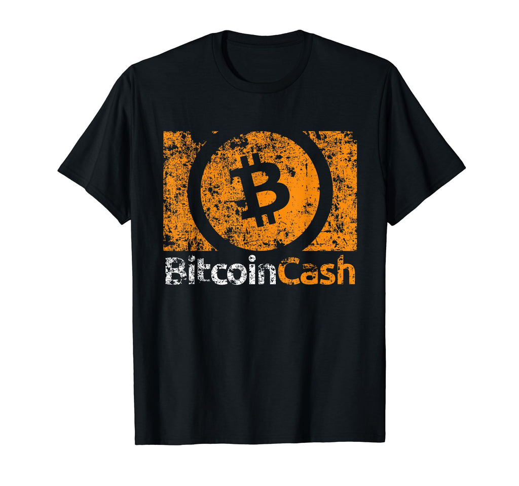 Bitcoin Cash Distressed Crypto Bch T-Shirt - Minimalist Print Men Women - T-Shirt, Sweatshirt, Hoodie