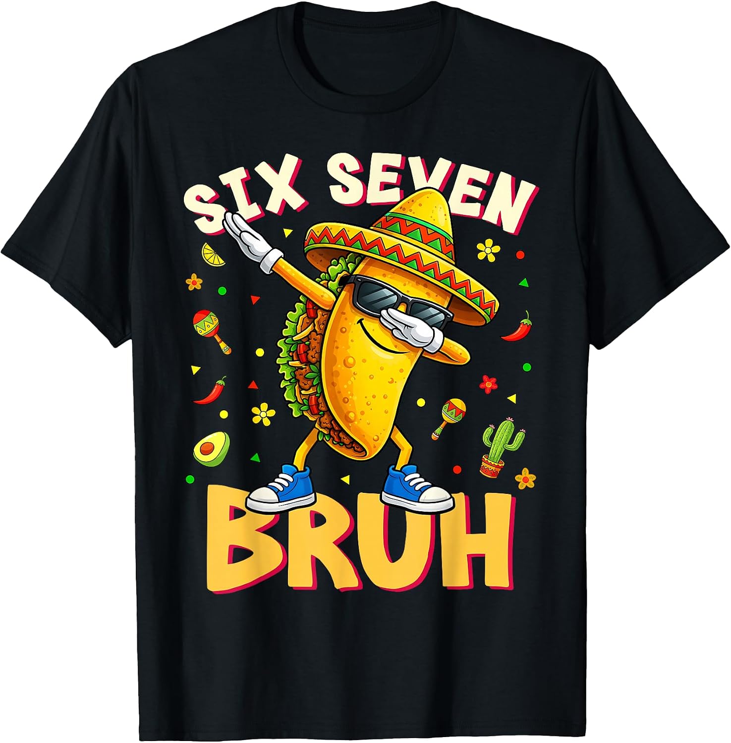 Cinco De Mayo Taco Dabbing Apparel - Adult & Kids T-Shirts, Sweatshirts & Hoodies apparel design preview 1