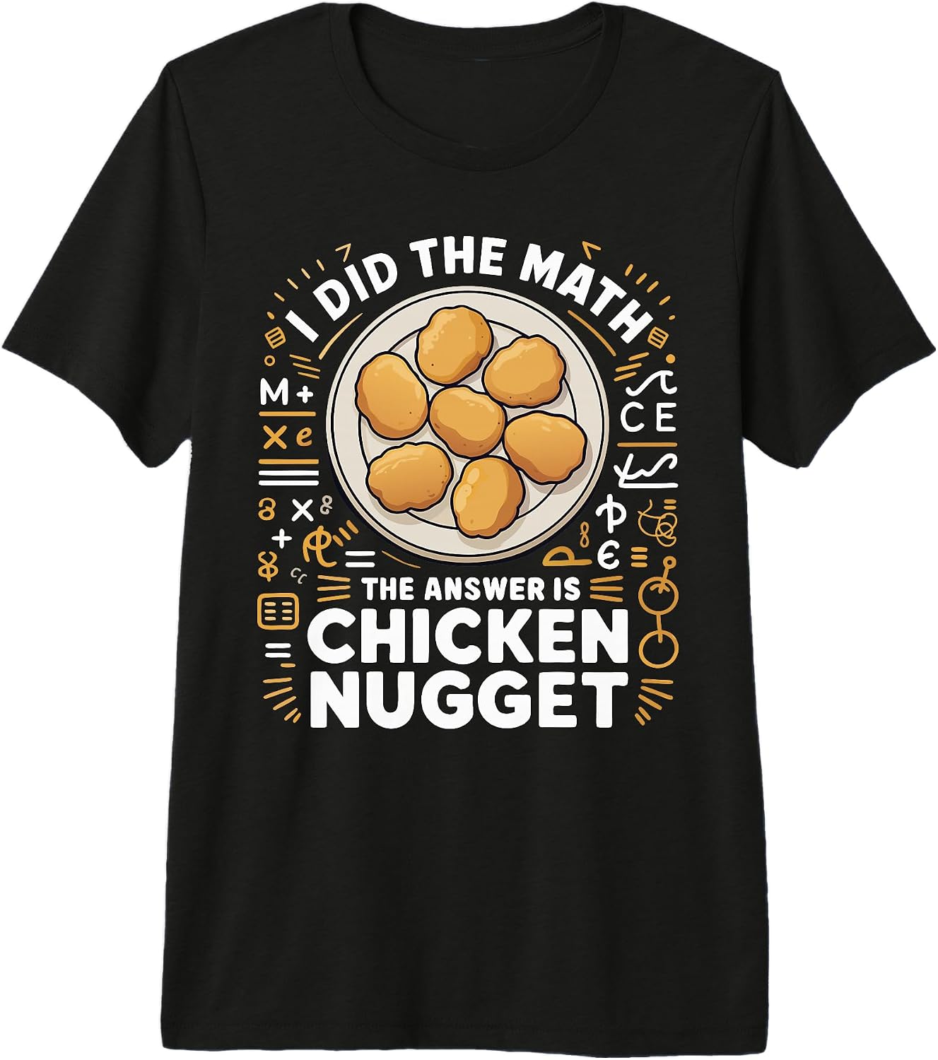 Chicken Nugget Fast Food Lovers - Adult & Kids T-Shirts, Sweatshirts & Hoodies apparel design preview 1