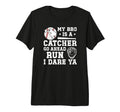 My Bro Is Baseball Catcher Brother T-Shirt - Custom Art Print Unisex - T-Shirt, Sweatshirt, Hoodie