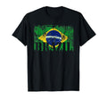 Brazil Flag Distressed Travel T-Shirt - Aesthetic Graphic Men Women - T-Shirt, Sweatshirt, Hoodie