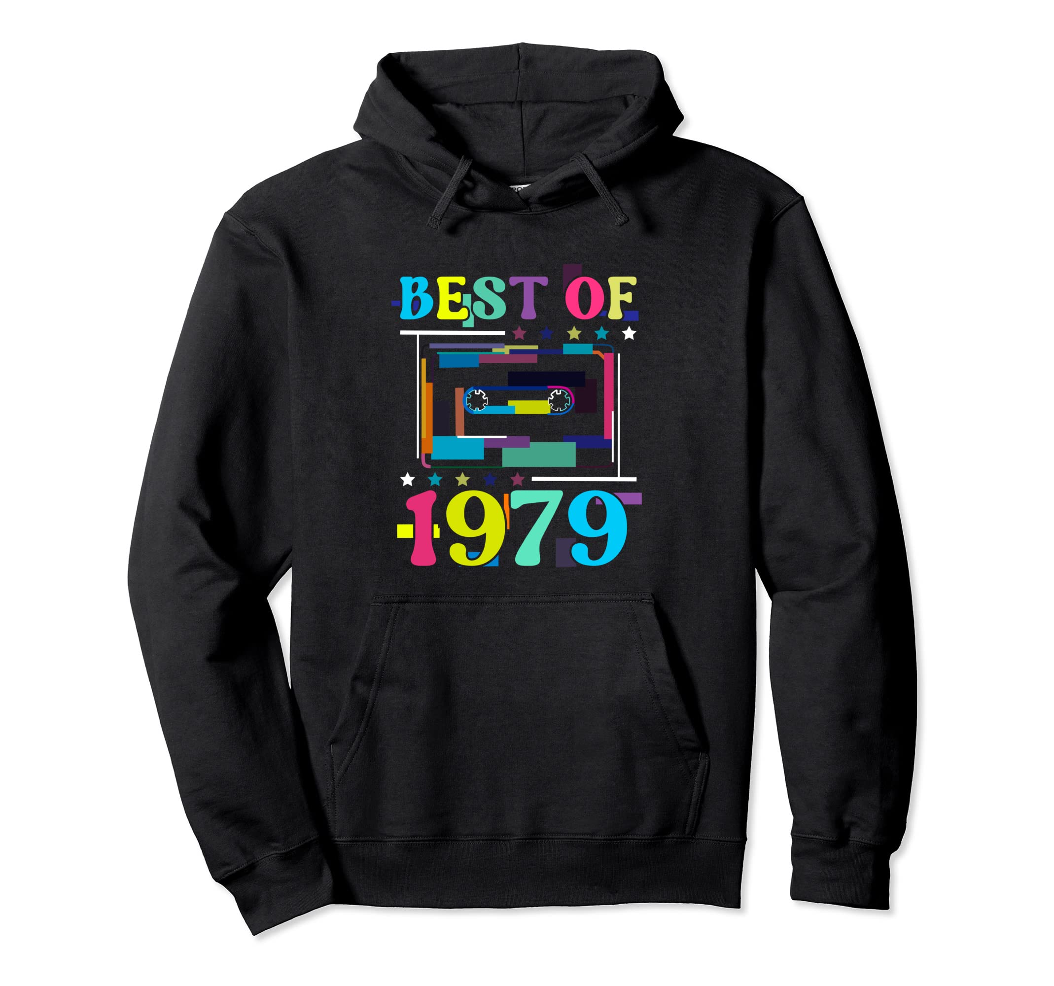 Best 1979 Birthday Birth Year Cassette Hoodie - Streetwear Style Men Women - T-Shirt, Sweatshirt, Hoodie