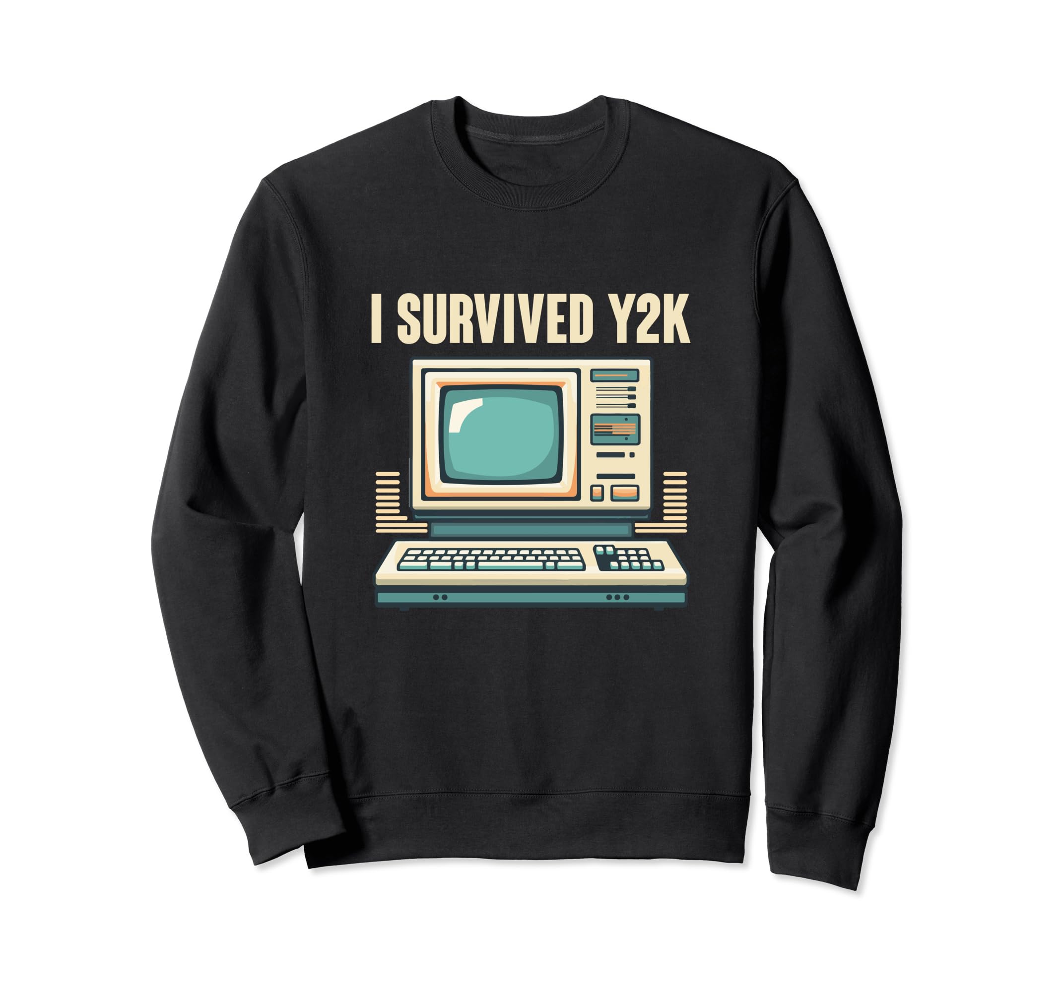 I Survived Y2K Computer Funny Year Sweatshirt - Custom Art Print Unisex - T-Shirt, Sweatshirt, Hoodie