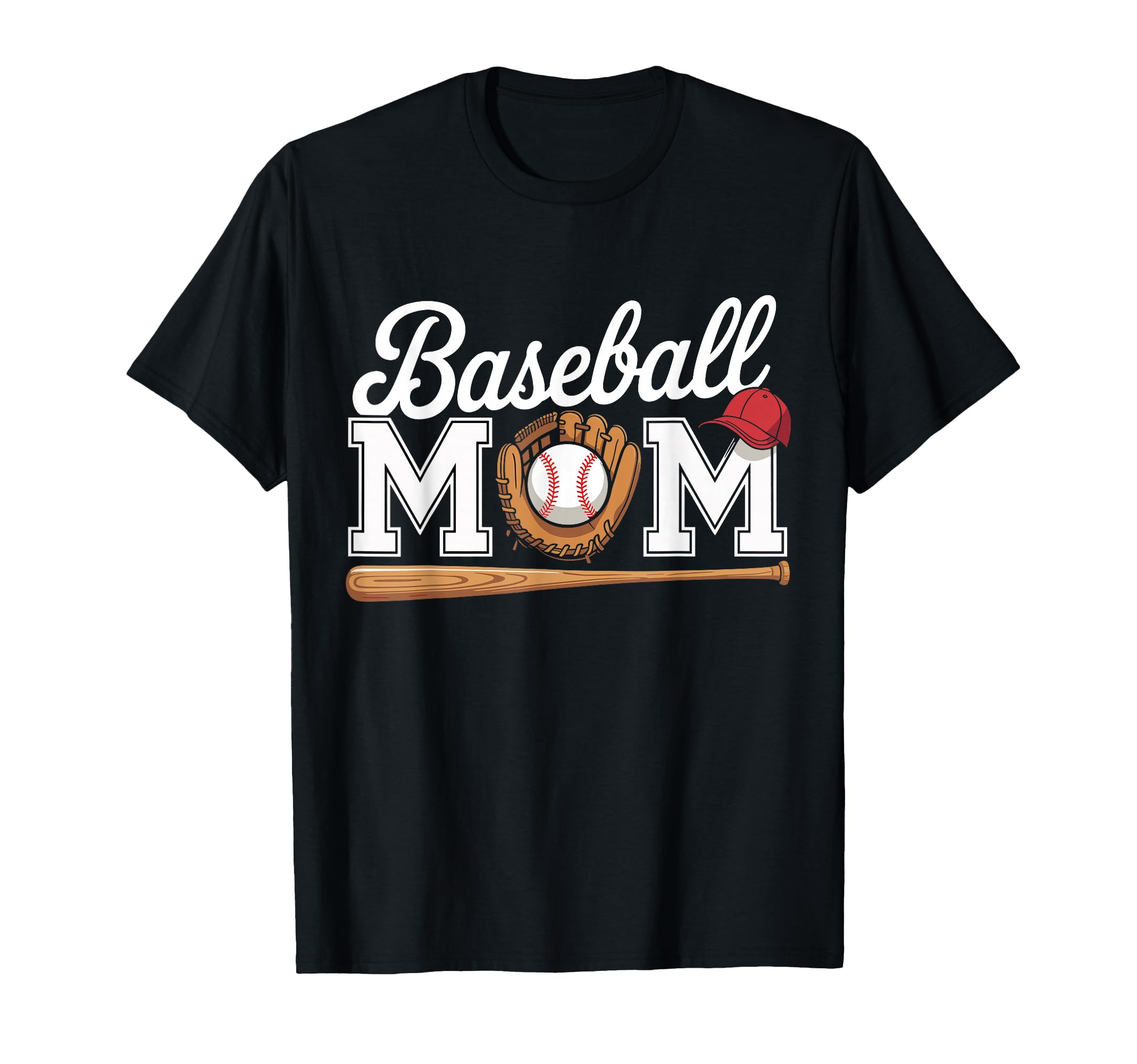 Baseball Mom T-Shirt - Unique Graphic Men Women - T-Shirt, Sweatshirt, Hoodie