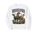 Velociraptor 70S 90S Velociraptor Sweatshirt - Custom Art Print Men Women - T-Shirt, Sweatshirt, Hoodie