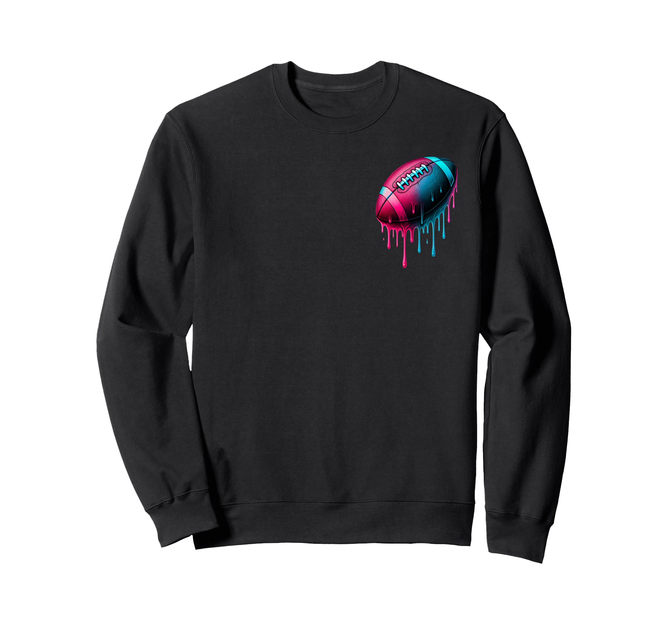 Baseball Drip Ice Cream Drip Feel Sweatshirt - Custom Art Print Unisex - T-Shirt, Sweatshirt, Hoodie
