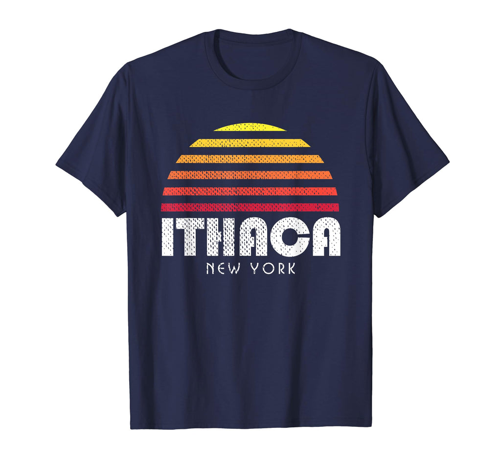 Ithaca New York Sunset T-Shirt - Graphic Print Men Women - T-Shirt, Sweatshirt, Hoodie