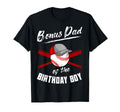 Bonus Dad Birthday Baseball Bday Party T-Shirt - Minimalist Print Unisex - T-Shirt, Sweatshirt, Hoodie