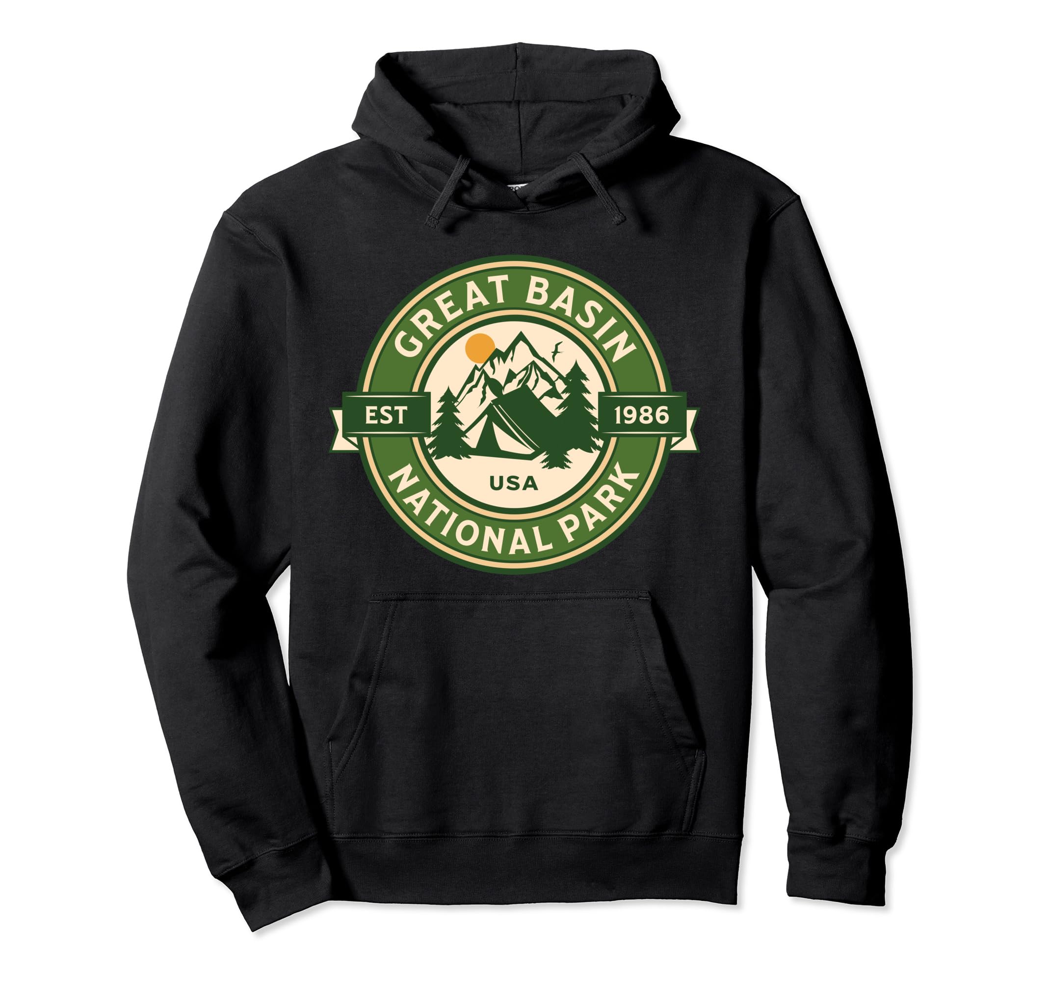 Great Basin National Park Nevada Hike Camp Hoodie - Trendy Graphic Unisex - T-Shirt, Sweatshirt, Hoodie