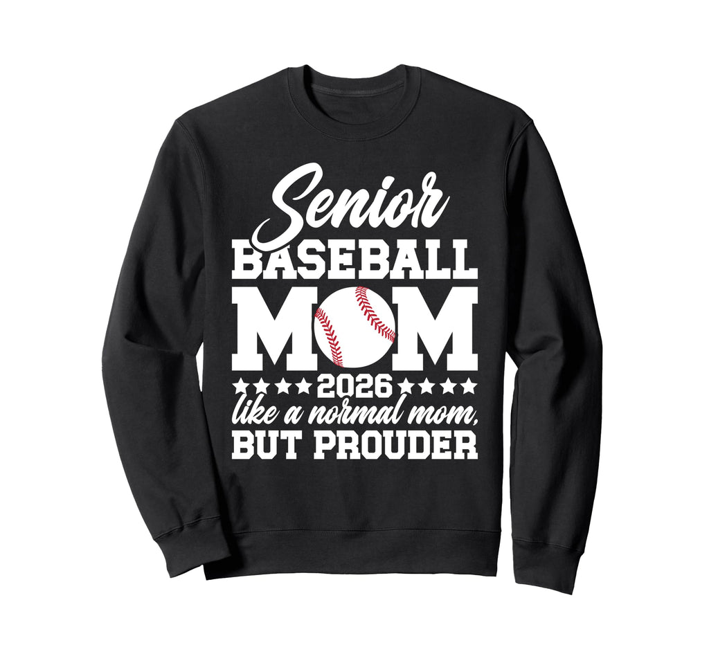 Baseball Senior Mom 2026 Baseball Sweatshirt - Minimalist Print Unisex - T-Shirt, Sweatshirt, Hoodie