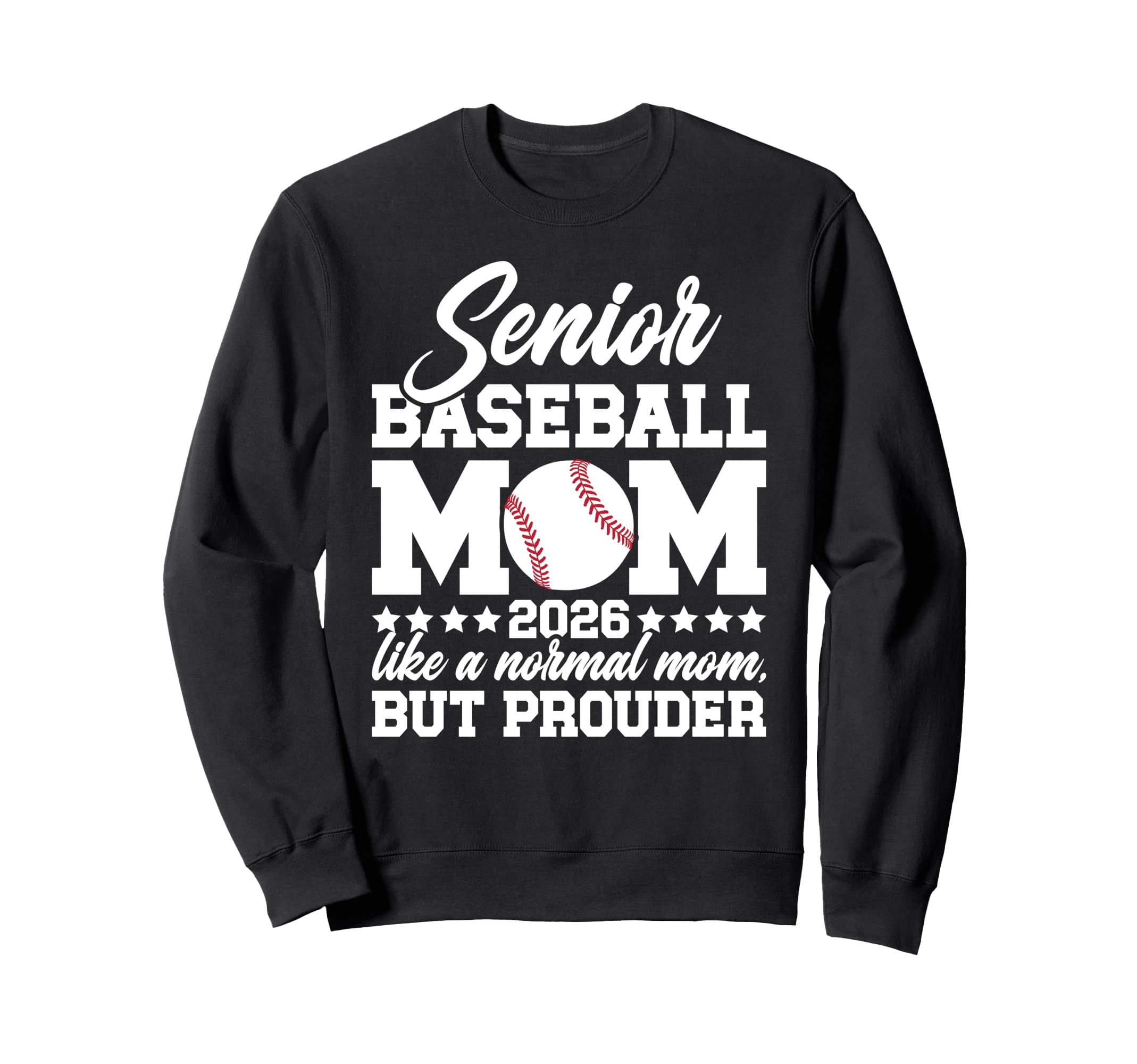 Baseball Senior Mom 2026 Baseball Sweatshirt - Minimalist Print Unisex - T-Shirt, Sweatshirt, Hoodie