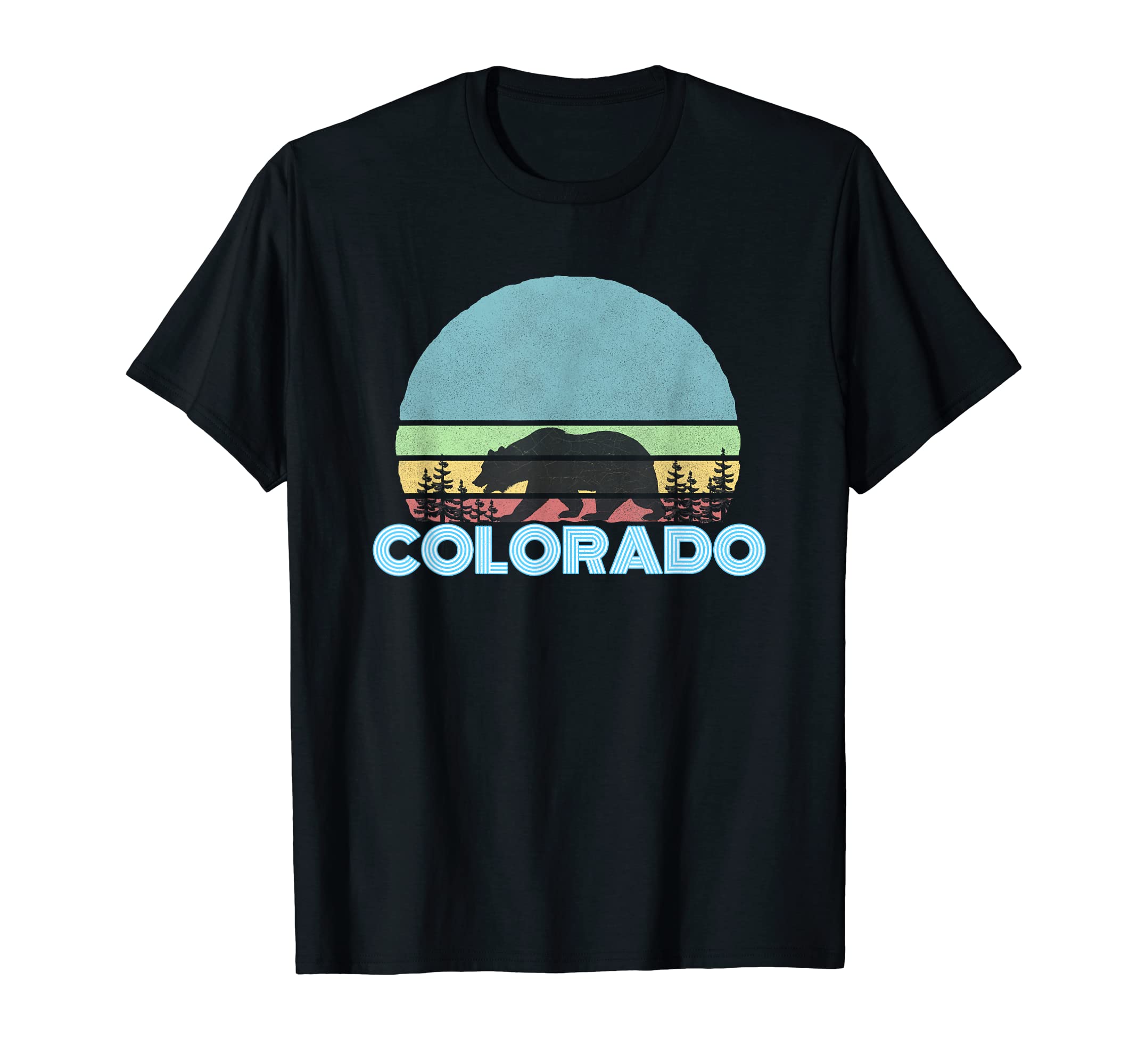 Colorado Distressed Bear T-Shirt - Custom Art Print for Adults - T-Shirt, Sweatshirt, Hoodie