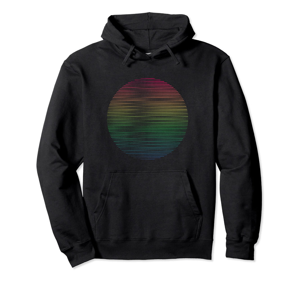 Multicolor Sunset Beach Surfer Hoodie - Casual Everyday Wear for Adults - T-Shirt, Sweatshirt, Hoodie