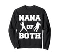 Nana Both Funny Baseball Hockey Nana Sweatshirt - Minimalist Print Unisex - T-Shirt, Sweatshirt, Hoodie