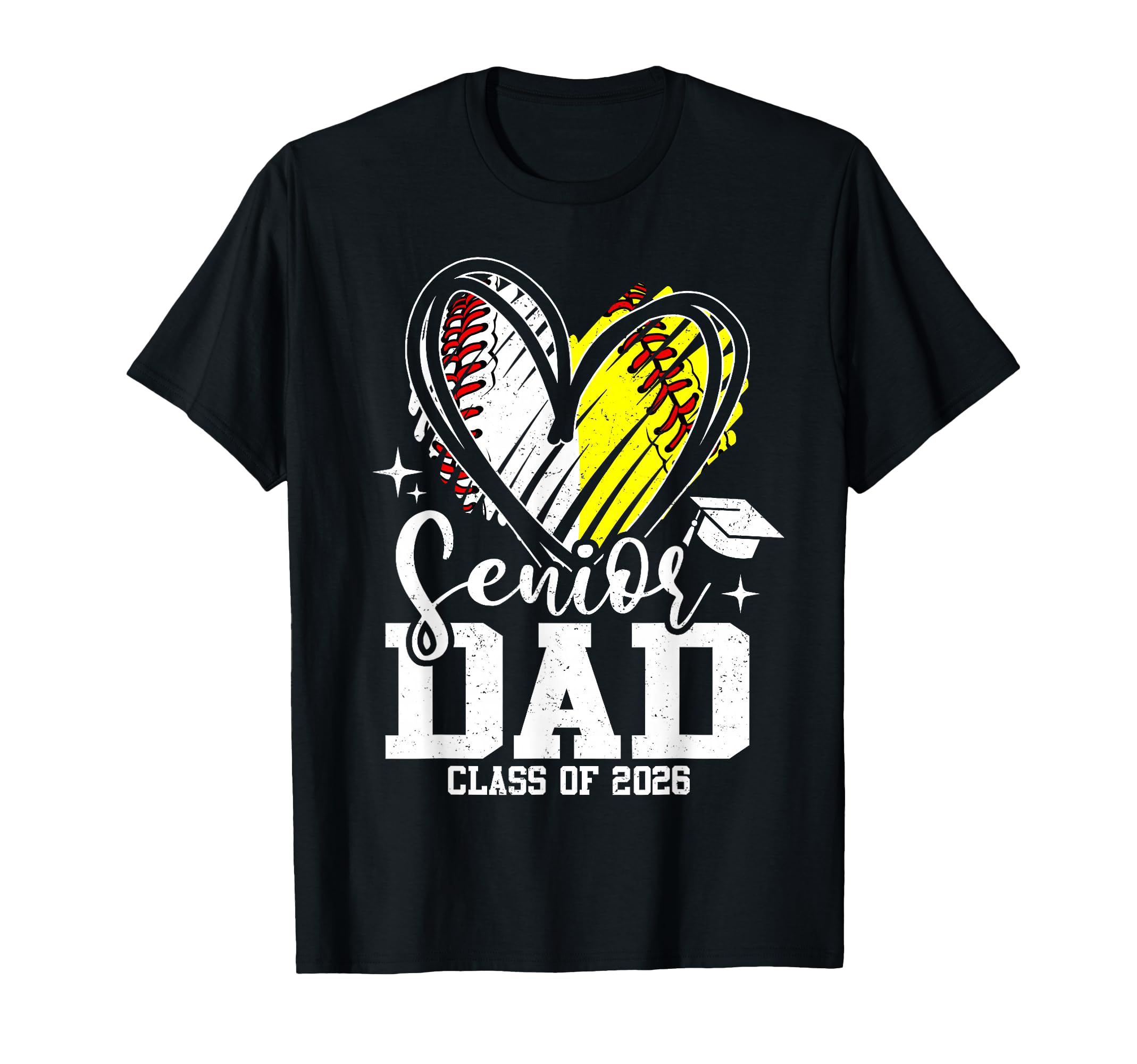 Proud Senior Dad Class 2026 Baseball T-Shirt - Casual Everyday Wear Unisex - T-Shirt, Sweatshirt, Hoodie