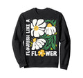 Flourish Like Flower Bible Sweatshirt - Fun Novelty Design for Adults - T-Shirt, Sweatshirt, Hoodie