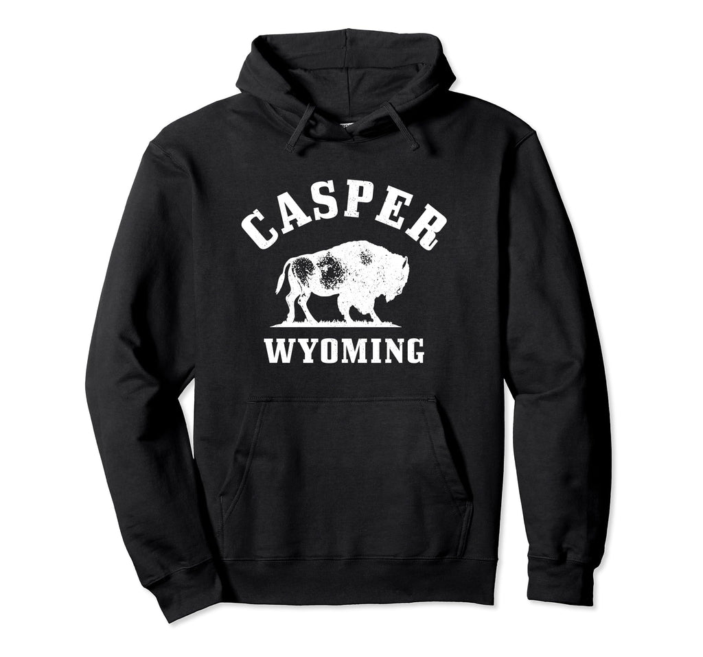 Casper Wyoming Cowboy State Bison Hoodie - Trendy Graphic for Adults - T-Shirt, Sweatshirt, Hoodie