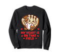 My Heart Is That Field Kawaii Sweatshirt - Minimalist Print Unisex - T-Shirt, Sweatshirt, Hoodie