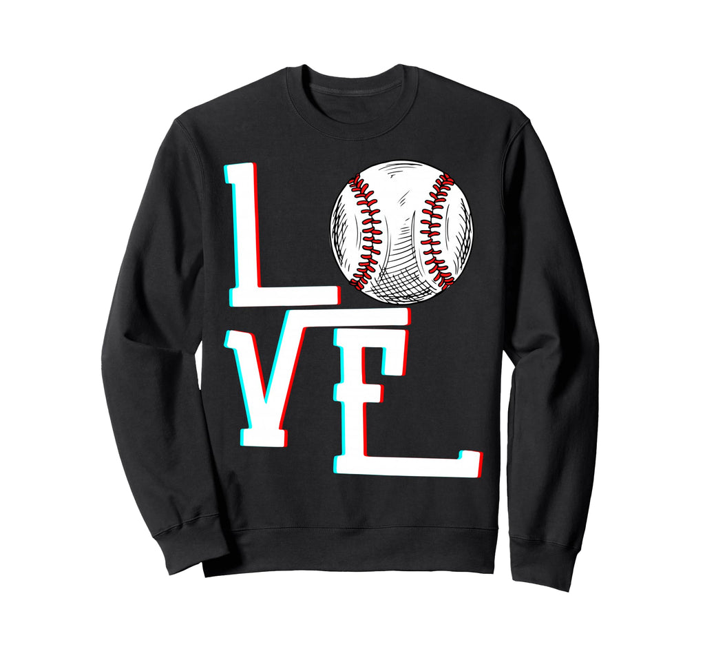Baseball Love Sports Lover Sweatshirt - Casual Everyday Wear for Adults - T-Shirt, Sweatshirt, Hoodie