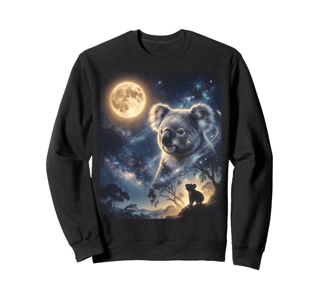 Howling Koala Full Moon Starry Night Sweatshirt - Novelty Apparel Unisex - T-Shirt, Sweatshirt, Hoodie