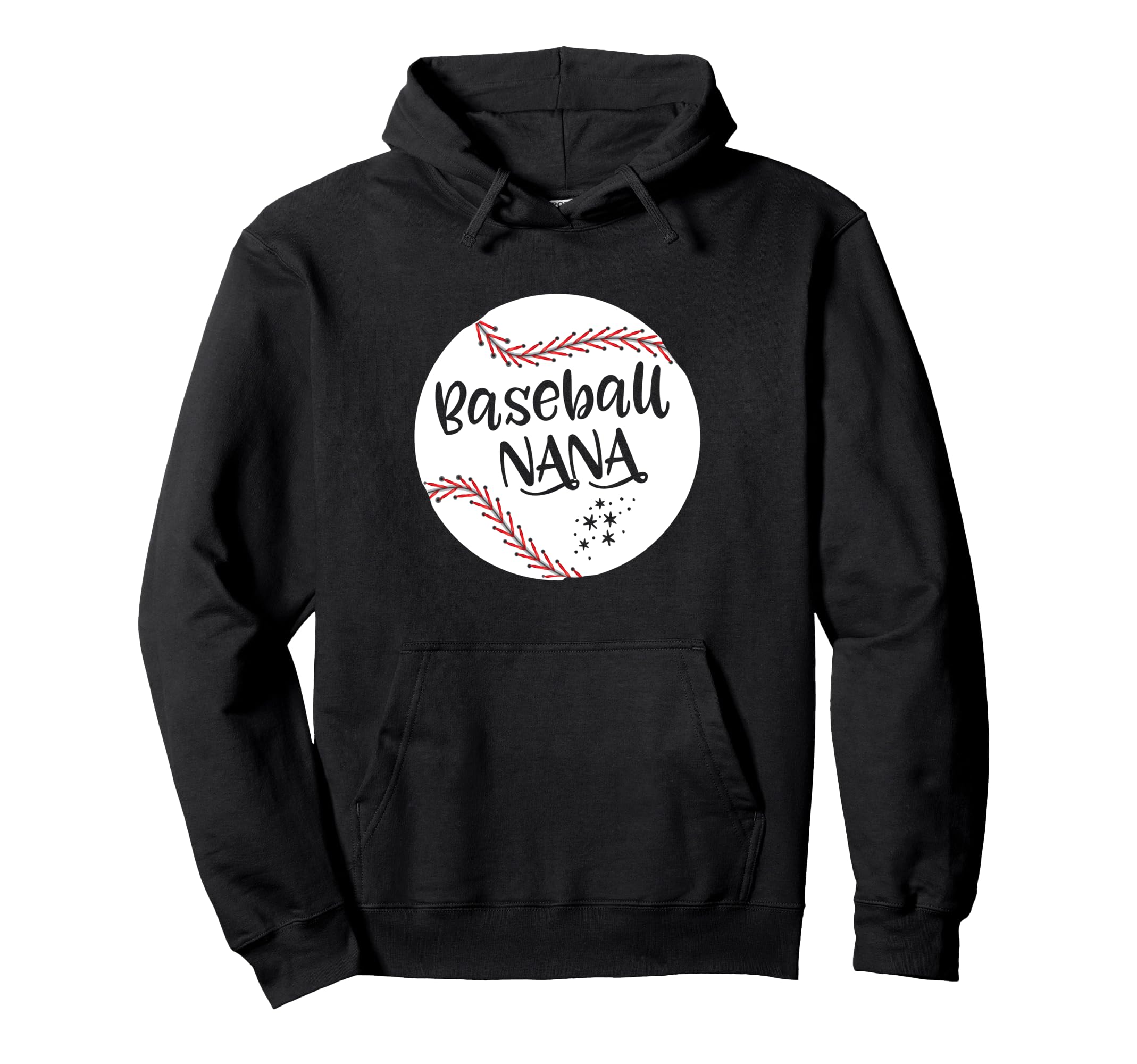 Nana Baseball Grandma Mothers Day Hoodie - Novelty Apparel for Adults - T-Shirt, Sweatshirt, Hoodie