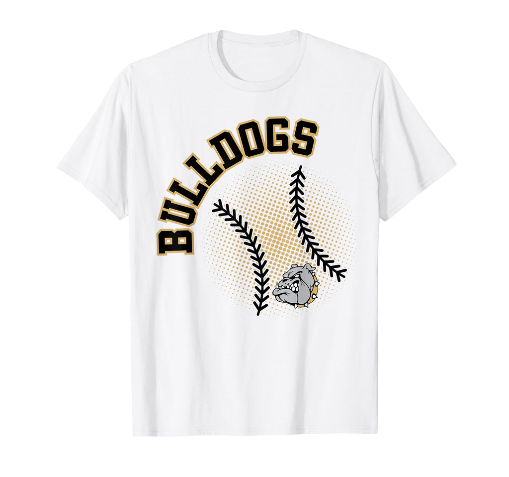 Bulldogs Baseball Gold Bulldogs T-Shirt - Aesthetic Graphic Men Women - T-Shirt, Sweatshirt, Hoodie