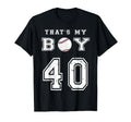 Thats My Baseball 40 Jersey Number T-Shirt - Minimalist Print for Adults - T-Shirt, Sweatshirt, Hoodie