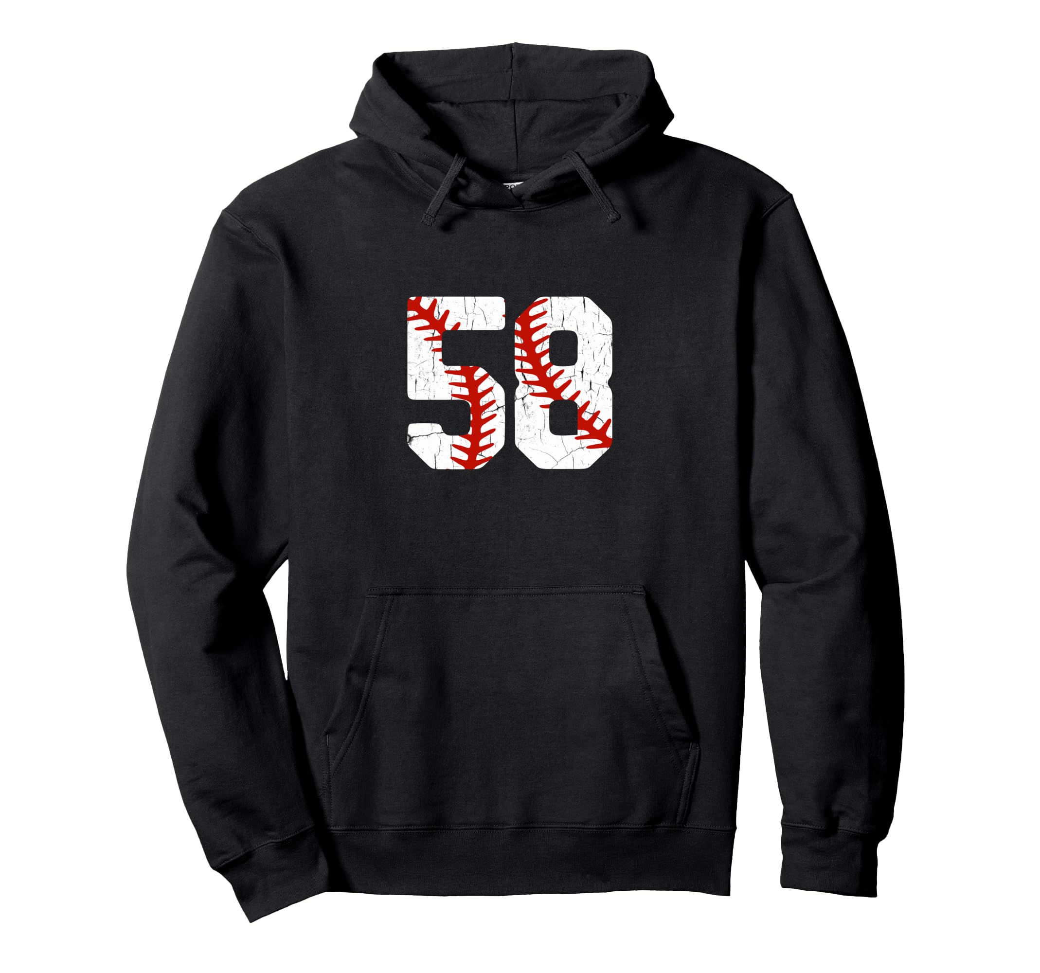 Baseball Player Jersey Number 58 58 Hoodie - Unique Graphic Men Women - T-Shirt, Sweatshirt, Hoodie