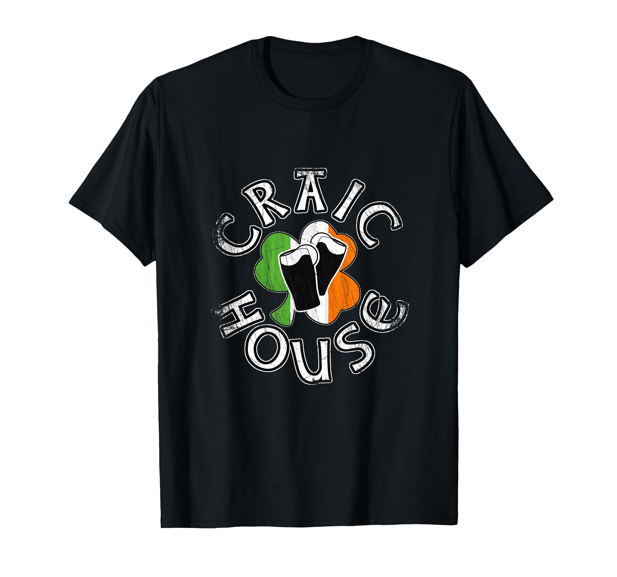St Patricks Day Craic House T-Shirt - Aesthetic Graphic Unisex - T-Shirt, Sweatshirt, Hoodie
