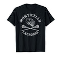 Monticello Lacrosse Distressed Lax T-Shirt - Novelty Apparel Unisex - T-Shirt, Sweatshirt, Hoodie
