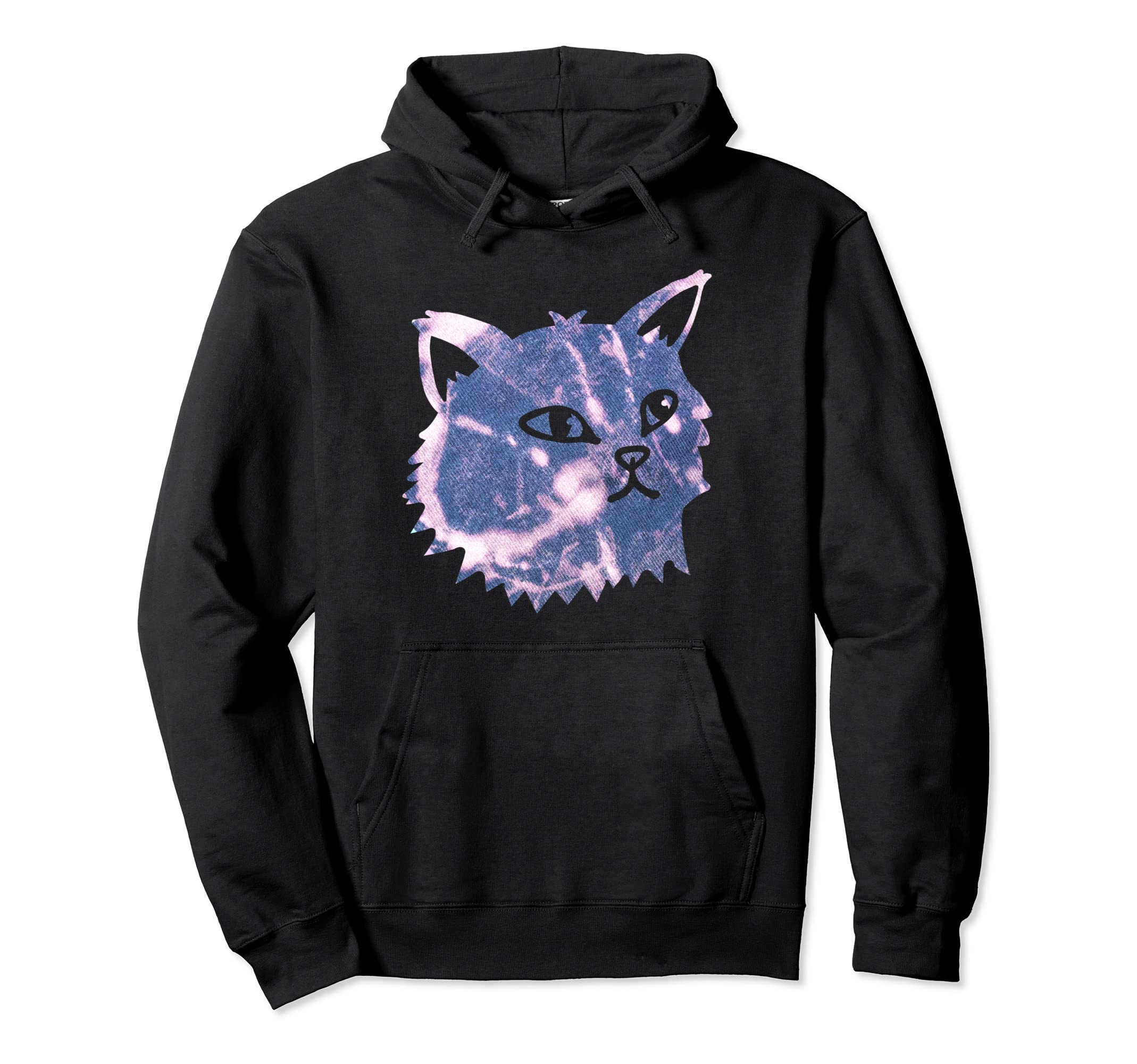 Cat 1990S Vaporwave Aesthetics Art Cat Hoodie - Graphic Print Men Women - T-Shirt, Sweatshirt, Hoodie