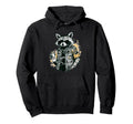 Grunge Rock Trash Panda Punk Hoodie - Casual Everyday Wear Men Women - T-Shirt, Sweatshirt, Hoodie