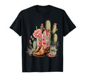 Cowgirl Boots Floral Cactus Western T-Shirt - Streetwear Style Men Women - T-Shirt, Sweatshirt, Hoodie