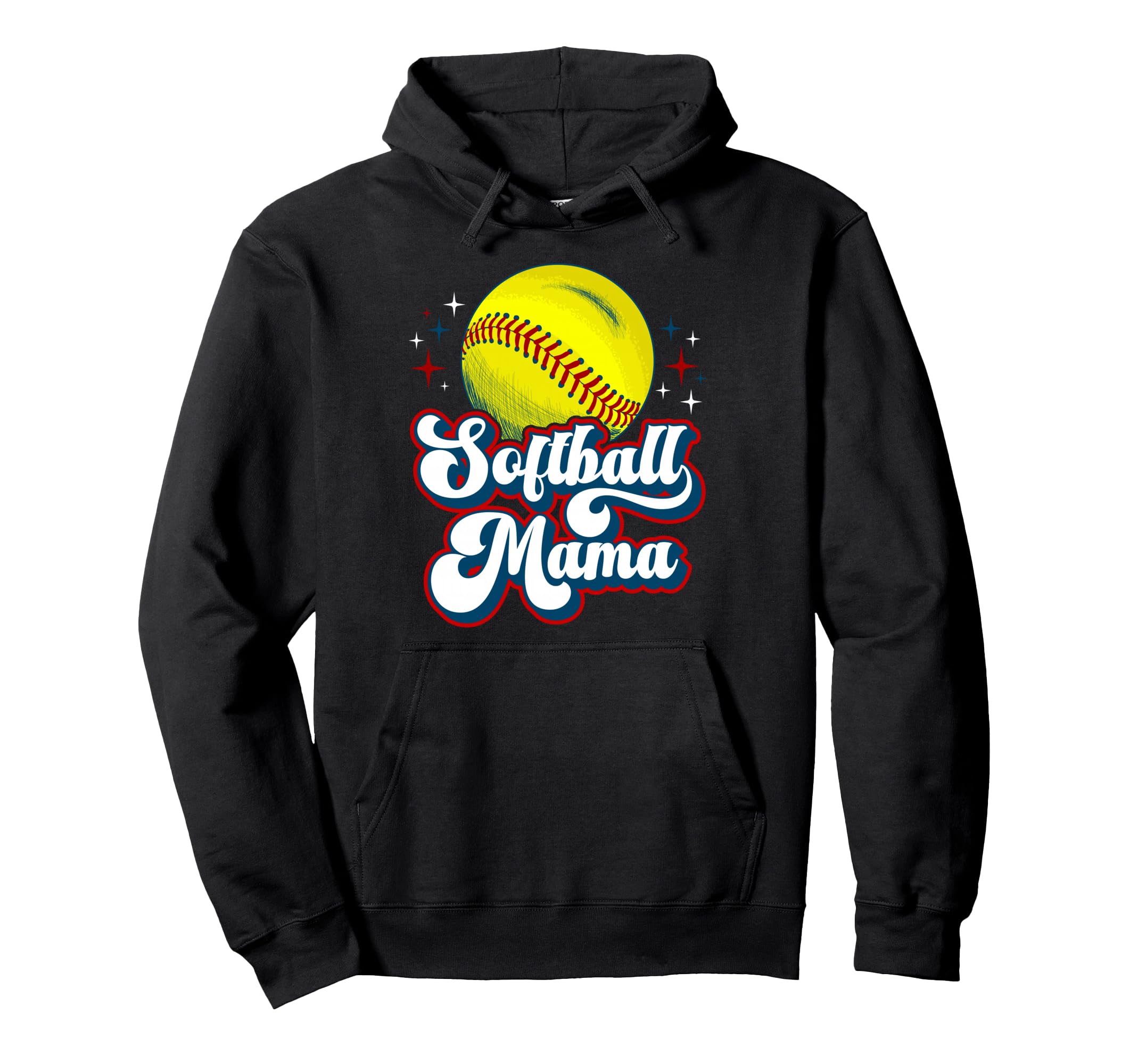 Softball Mama Softball Mom Softball Player Hoodie - Novelty Apparel Unisex - T-Shirt, Sweatshirt, Hoodie