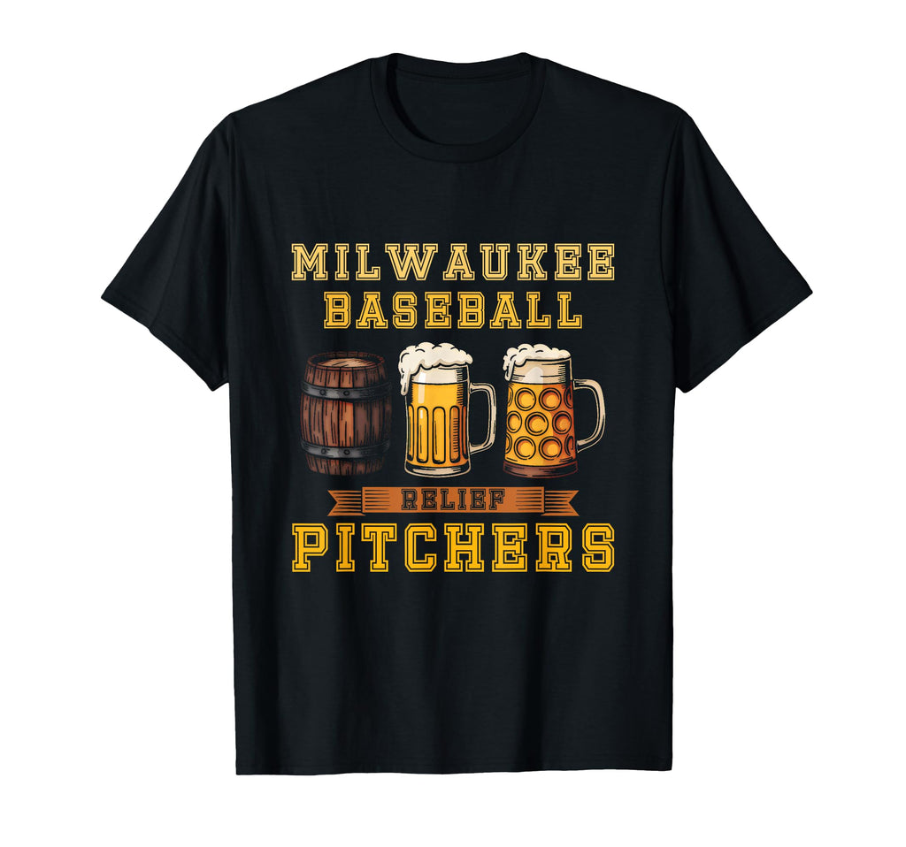 Baseball And Beer Wisconsin Milwaukee T-Shirt - Trendy Graphic Men Women - T-Shirt, Sweatshirt, Hoodie