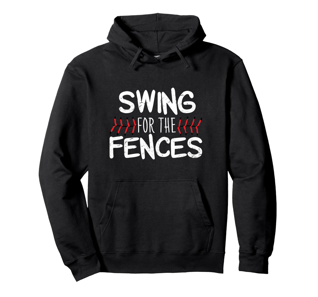 Swing Fences Baseball Softball Mom Hoodie - Aesthetic Graphic Unisex - T-Shirt, Sweatshirt, Hoodie