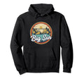 Big Sur California Ca Distressed Hoodie - Custom Art Print for Adults - T-Shirt, Sweatshirt, Hoodie