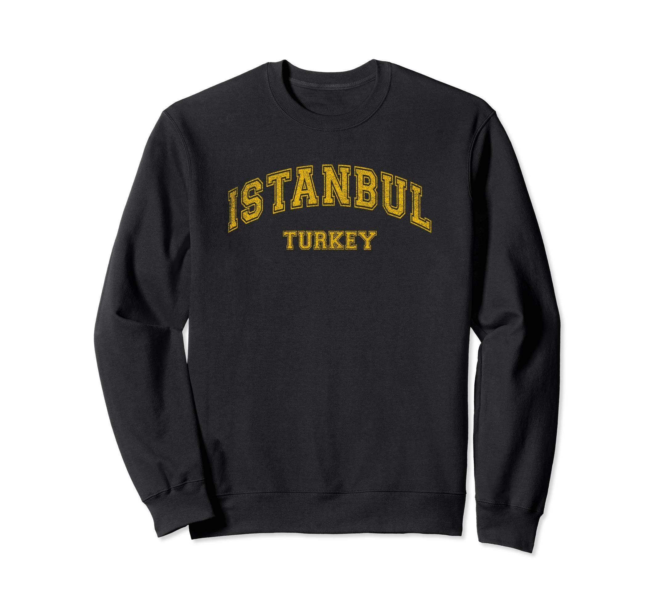 Istanbul Turkey College Font Sweatshirt - Casual Everyday Wear for Adults - T-Shirt, Sweatshirt, Hoodie