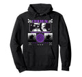 Y2K Aesthetic Black And Purple Ethereal Hoodie - Graphic Print for Adults - T-Shirt, Sweatshirt, Hoodie