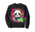 Kawaii Panda Dj Japanese Edm Y2K Sweatshirt - Unique Graphic Unisex - T-Shirt, Sweatshirt, Hoodie