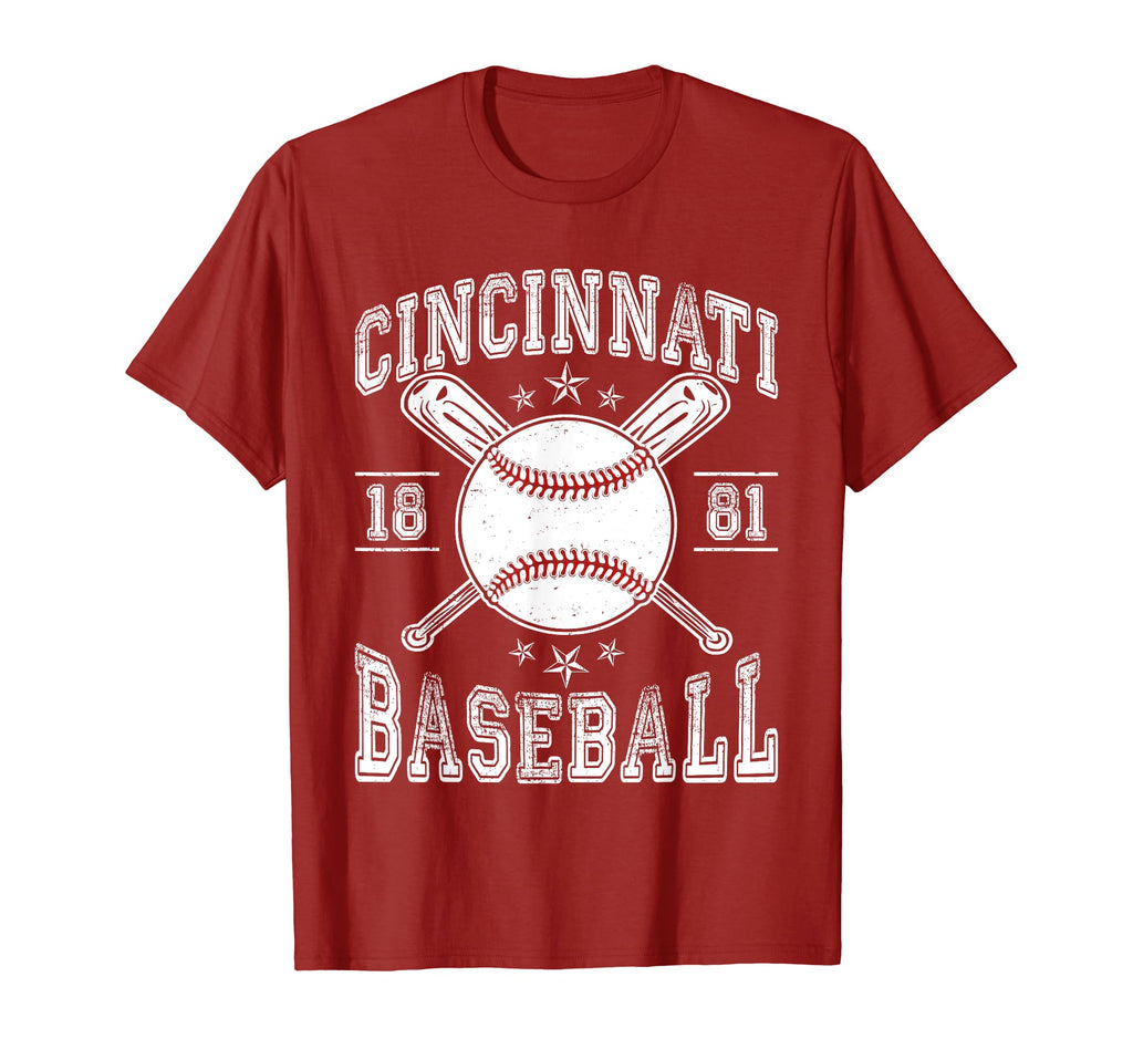 Cincinnati Baseball Lover Player T-Shirt - Minimalist Print for Adults - T-Shirt, Sweatshirt, Hoodie