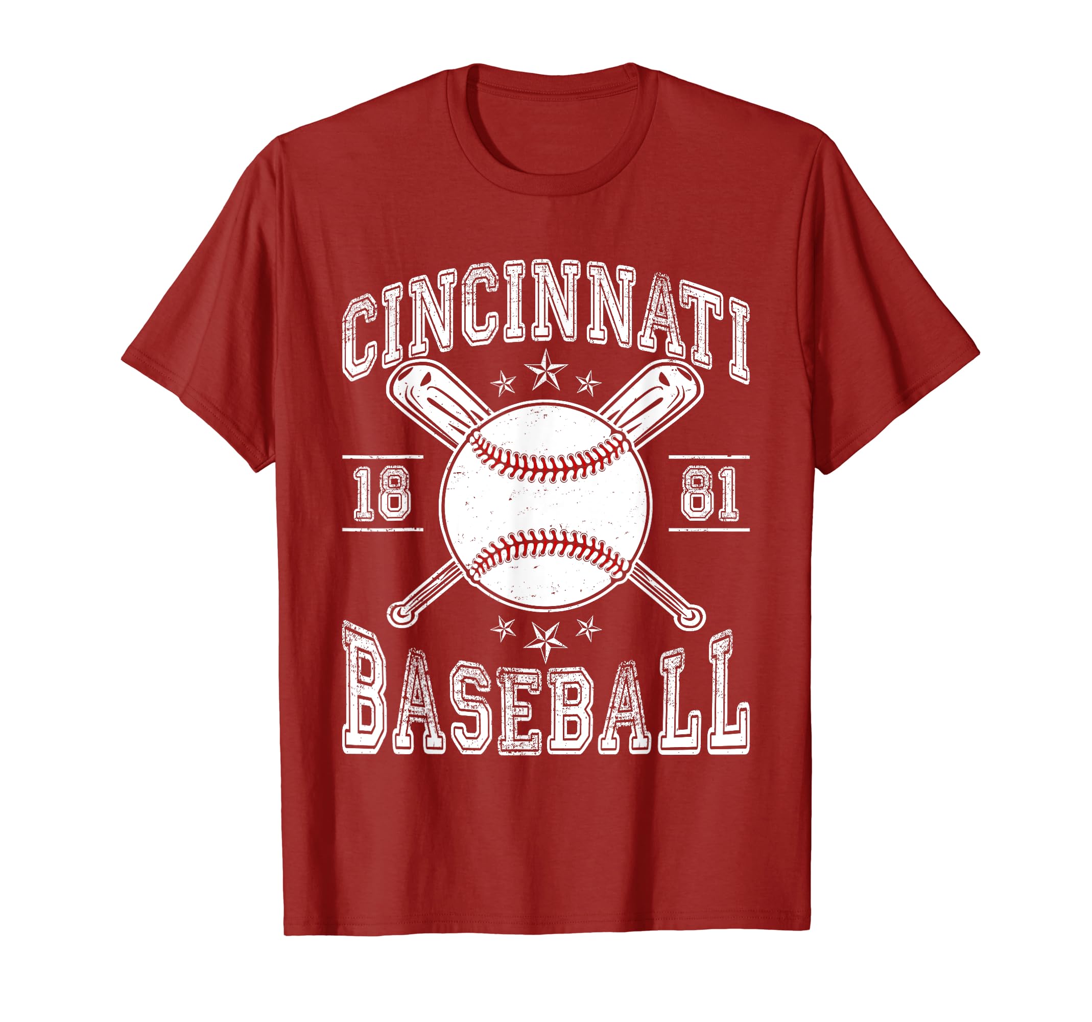 Cincinnati Baseball Lover Player T-Shirt - Minimalist Print for Adults - T-Shirt, Sweatshirt, Hoodie