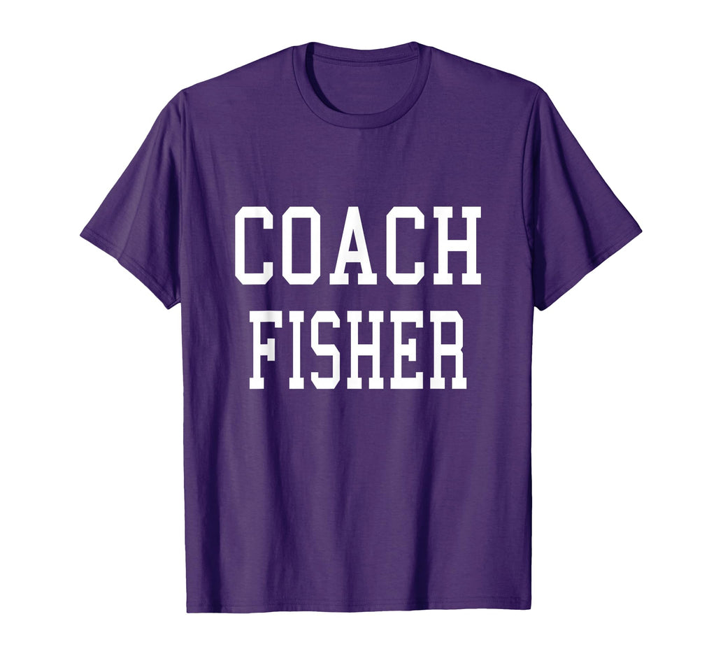 Coach Fisher Custom Football Soccer T-Shirt - Aesthetic Graphic Unisex - T-Shirt, Sweatshirt, Hoodie