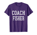 Coach Fisher Custom Football Soccer T-Shirt - Aesthetic Graphic Unisex - T-Shirt, Sweatshirt, Hoodie