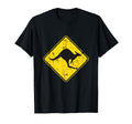 Kangaroo Crossing Street Sign Funny T-Shirt - Graphic Print Men Women - T-Shirt, Sweatshirt, Hoodie
