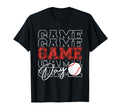 Game Day Vibes Baseball Mom Baseball T-Shirt - Aesthetic Graphic Men Women - T-Shirt, Sweatshirt, Hoodie