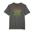 Keep Calm And Rock Rainbow Rock Music T-Shirt - Streetwear Style for Adults - T-Shirt, Sweatshirt, Hoodie
