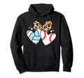Baseball Volleyball Heart Funny Hoodie - Minimalist Print Men Women - T-Shirt, Sweatshirt, Hoodie