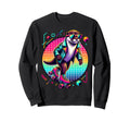 Otter Roller Skates And Sunglasses Sweatshirt - Graphic Print Men Women - T-Shirt, Sweatshirt, Hoodie