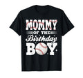 Mommy Birthday Baseball Matching Family T-Shirt - Novelty Apparel Men Women - T-Shirt, Sweatshirt, Hoodie